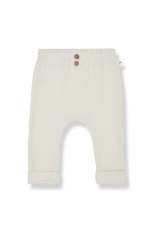 Marti pants in ivory cotton 1+IN THE FAMILY KIDS | MARTIIVORY